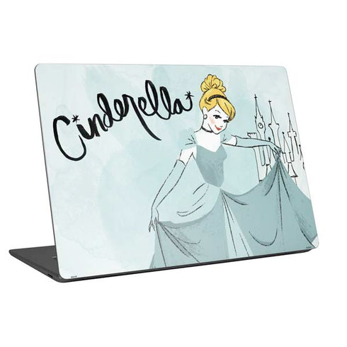 Disney Princess Cinderella Curtsy Art Universal Laptop 11in (8.8 x 6.2in) Skin